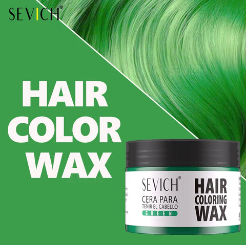 Hair Colour Wax Temporary  Hair Color Wax Easy To Wash DIY Hairs Dyed Mud Long Lasting Paint Coloring Cream Colored Hair Dye