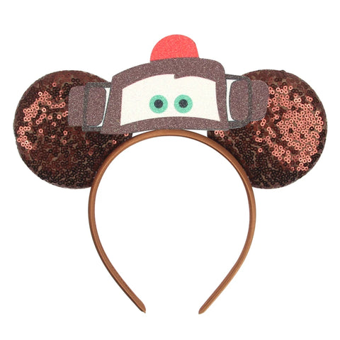 Boys Disney Mouse Ears Headbands Mickey Mouse Hairband With No Bow Party Festival Cosplay Christmas Birthdays Hair Accessories