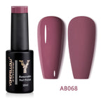 YOKEFELLOW 10ml Jelly Nude Gel Nail Polish High Quality Translucent Pink Nail Gel Varnish Soak Off UV Gel Polish Long Lasting
