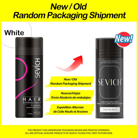 Sevich 25g hair building fibers powder hair loss products bald extension thicken hair spray jar keratin