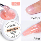 PUENTE 5ml Metallic Painting Liner Gel Polish Bright Mirror Effect Semi-Permanent UV Nail Varnish For Stunning French Nail Art