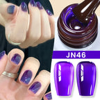 BORN PRETTY Milky White Jelly Nude Gel Nail Polish 10ml White Translucent Soak Off Gel Vernis Semi Permanent Need UV Light Cure