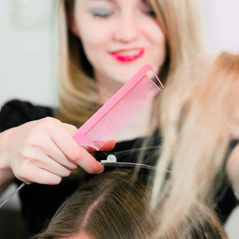 5pcs comb set Relaxing Elastic Massage Comb Hollow Out Hair Brush Scalp Massage Combs Hair Styling Spray bottle Hair Salon Tools