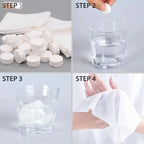 50/100pcs Portable Compressed Towel Disposable Face Cleaning Soft Compressed Hand Wipe Towel Non-Woven Makeup Wipes