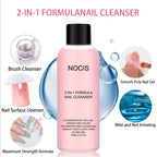 2in 1 Gel Cleanser for Nails & Polish Remover, Professional Slip Solution for Poly Gel Nails for & LED Gel, Anti-Stick Formula,