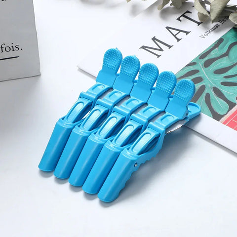 5/6Pcs Alligator Hair Clips Hairdressing Clamps Claws Section Clip Barber Crocodile Hairpin Salon Styling Tools Hair Accessories