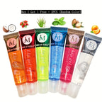 6Pcs/Set, Moisturizing Clear Lip Gloss, Rosehip, Argan, Peppermintaloe, Coconut Flavor, Translucent Plumping Lip Oils Gift Set