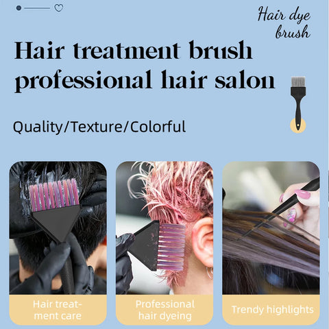 3/7pcs Professional Barber Hair Highlight Dyeing Brush Ear Protector Dye Applicator Mixer Paint Board Hair Style Coloring Tools