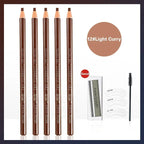 5pcs Professional Microblading Pencil Permanent Eyebrow Pencil Tattoo Waterproof Art Tint Makeup Eye Brow Pen Enhancers Cosmetic