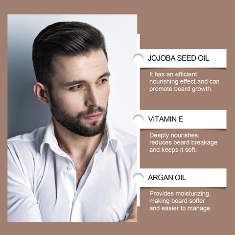 60ml Men Beard Nourishing Conditioner Oil Control Deep Moisturize Restore Soften Improve Hair Loss Beard Growth Conditioner