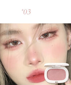 Face Blusher Matte Natural Cheek Tint Brighten Face Contouring Waterproof Cosmetics Blush Powder Soft Female Makeup 1pcs Blusher