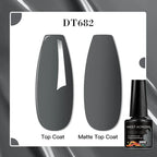 MEET ACROSS 7ml Red Blue Green Metallic Gel Nail Polish Super Bright Mirror Effect Semi Permanent LED UV Gel Nail Art Varnish