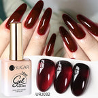 UR SUGAR 15ml Champagne Gold Sliver Reflective Glitter Gel Nail Polish Varnish Semi Permanent Soak Off UV Gel For Manicure Art