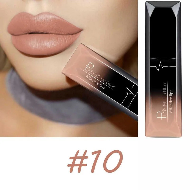 17 Colors Velvet Matte Liquid Lipstick, Waterproof Long Wear Lip Color, High Pigment Smooth Texture, Makeup for All Skin Types