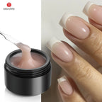 MSHARE 50ml Natural Nails Gel Builder Nalil Tpo Free Self Leveling Gel for Nail Extension Construction Pink Shade UV Led Gel