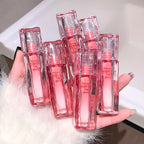 SHAQINUO Streamer Colorful Water Gloss Lip Glaze Mirror Water Gloss Moisturizing Lip Plumping Color Whitening