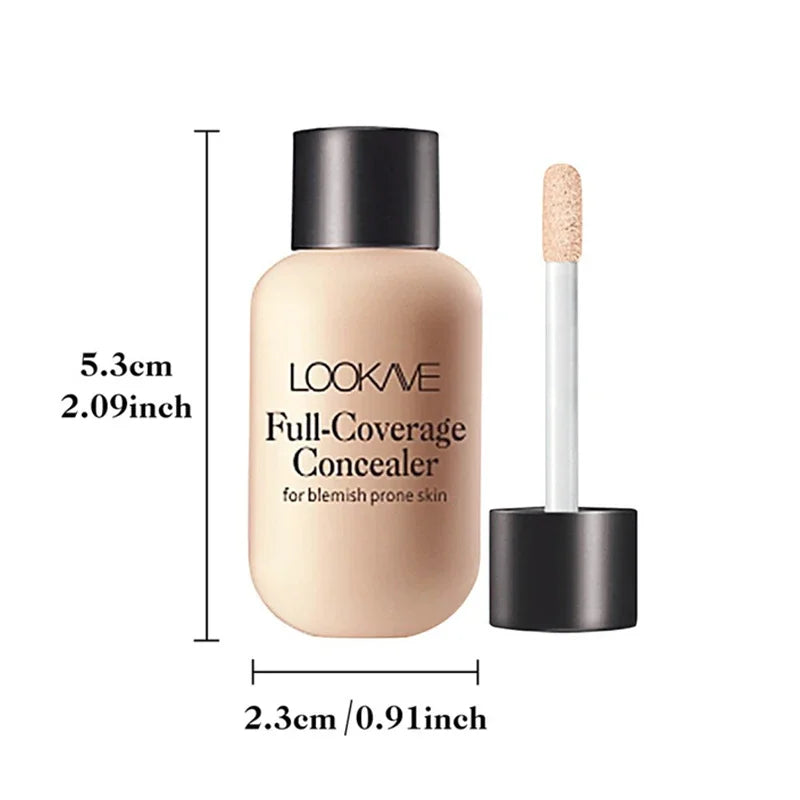 Full Cover Liquid Concealer Cream Makeup Moisturizing Eye Dark Circles Cream Face Foundation Waterproof Make Up Base Cosmetics