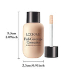 Full Cover Liquid Concealer Cream Makeup Moisturizing Eye Dark Circles Cream Face Foundation Waterproof Make Up Base Cosmetics