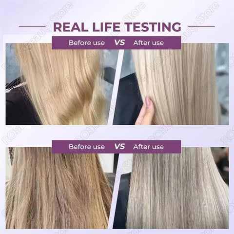 Professional Purple Shampoo Professional Yellow Removal Post Dyeing Gray Hair Care Bleached Highlighted Shampoo Revitalize 300ml