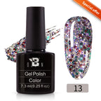AWStorG 5ML Super Silver Metallic Gel Nail Polish Metal Effect Painting Gel Chromes Varnis Semi Permanent for Nail DIY