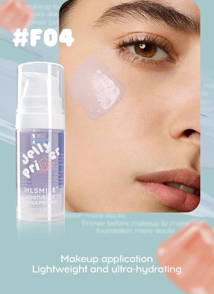 Transparent Jelly Primer Makeup Base Invisible Pore Oil-control Matte Finish Long Lasting Makeup Holding Pre Makeup Primer Gel