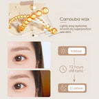MACKANDY 3D Big Volumizing Mascara Two Brush Heads Quick-drying & 24H Wear Waterproof Mascara False Lash Effect Cosmetic