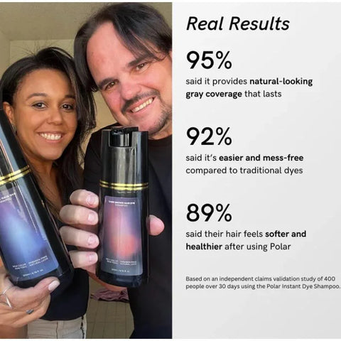 3-in-1 Hair Dye Shampoo Quick Color White Blackening Oil Control Fluffy Nourish Natural Long-Lasting Gentle