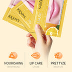 30pcs Fruits Lip Mask Moisturizing Nourishing Collagen Lip Patches Plump Lips Beauty Skincare Lips Pads Lipmask Skin Care