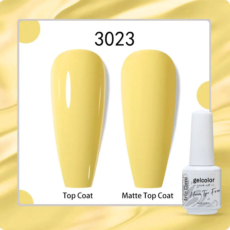 Arte Clavo 8ml HEMA TPO Free Gel Nail Polish Nail Art Manicure Semi Permanent Gel UV Hybrid Varnishes Base Top Coat Enamels New