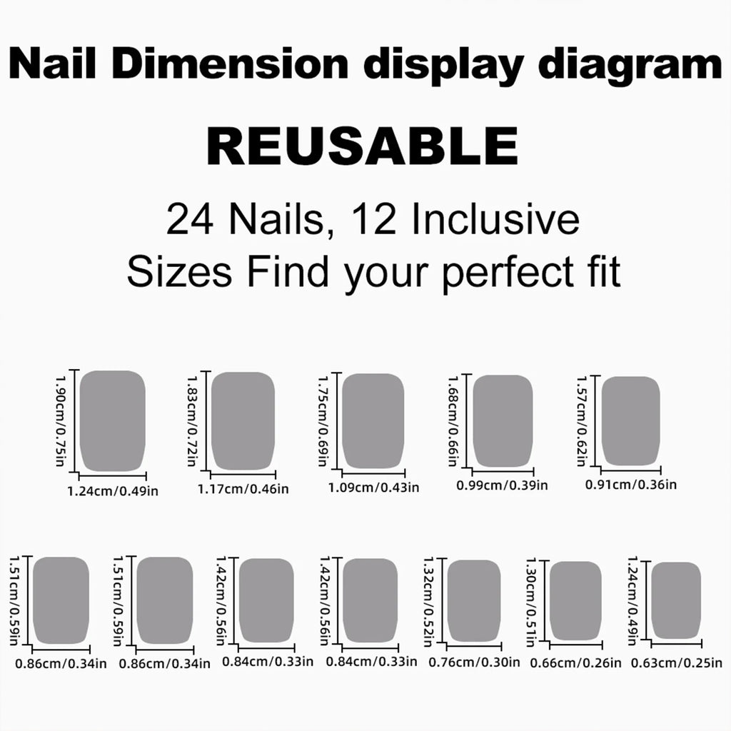 24pcs Pink Shiny Press-on Nails Cat Eye Glitter Artificial Nail Patch For Lady Women Manicure DIY Art Supplies with Jelly Glue