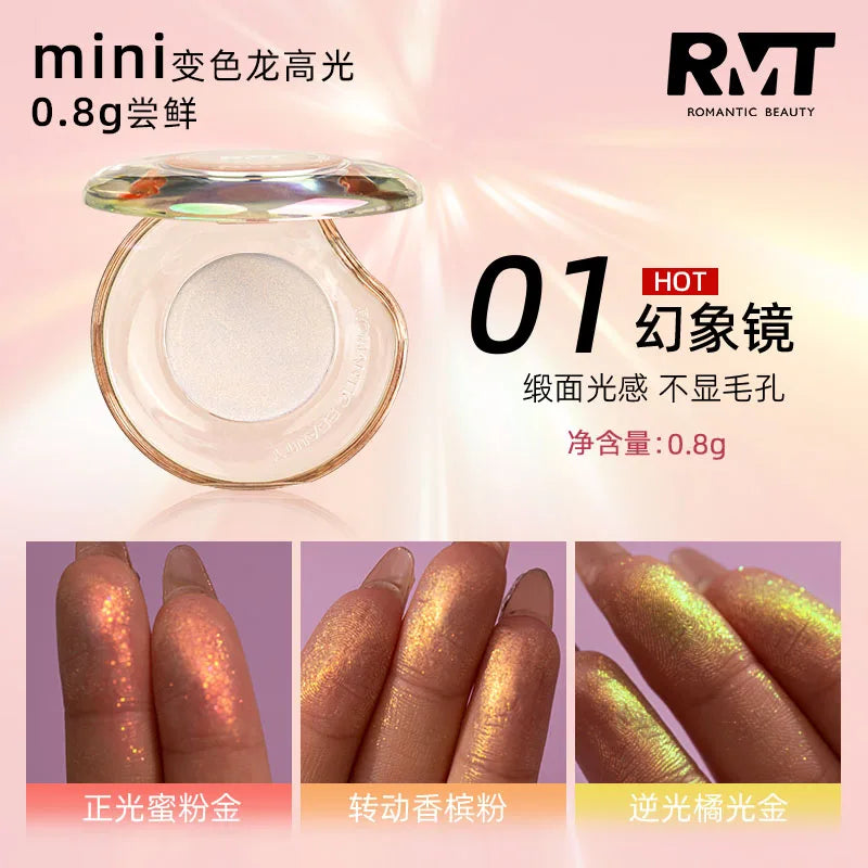 RMT Romantic Beauty Vientiane Chameleon Highlight Blush Repair 3-in-1 Liquid Brightens Face