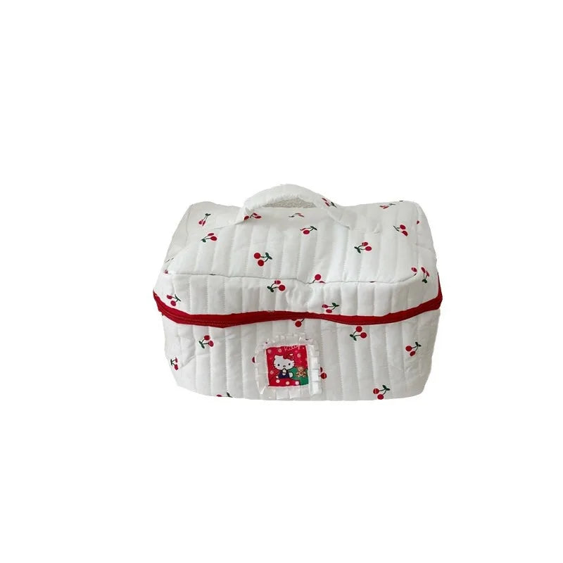 Ladies' Cute Large Capacity Cat Makeup Bag Women Instagram Travel Portable Convenient Toilet Bag Student Storage Pen Case