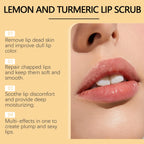Turmeric Lip Scrub Exfoliating Dead Skin Removal Fade Lip Lines Reduce Melanin Moisturizing Nourishing Chapped Lip Care Products