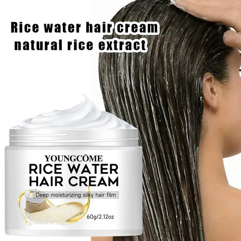 Rice Professional Hair Mask, Professional Hair Care Deep Conditioning for all hair types,  Nourishes hair for beautiful hair