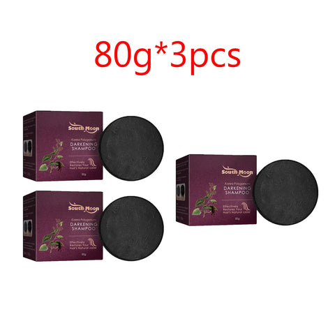 Polygonum Multiflorum Shampoo Soap Remove Dandruff Reduct Hair Loss Restore Natural Black Hair Strengthen Hair Roots Hair Care