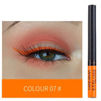 12 Colors Colorful Liquid Eyeliner Pencil Waterproof Long-Lasting  Quick-Dry No Blooming Blue Pink Eye Liner Pen Cosmetics Tools