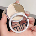 3 Colors Concealer Cream Full Coverage Acne Spot Dark Circles Contour Concealer Palette with Brush Moisturizing Cosmetics Makeup