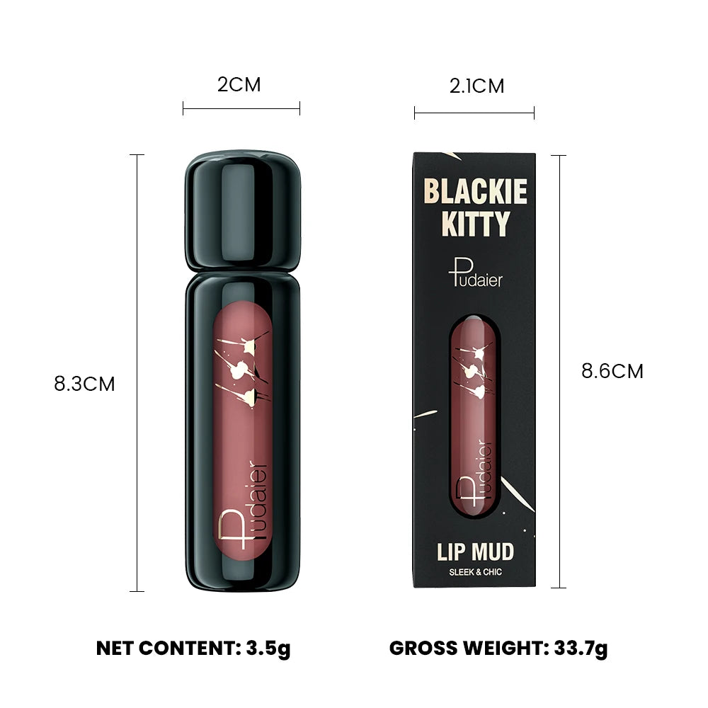 1PC Matte Velvet Lip Gloss - Highly Saturated Liquid Lip Mud, Non-Stick Long-Lasting Formula, 10-Shade Mixed Palette