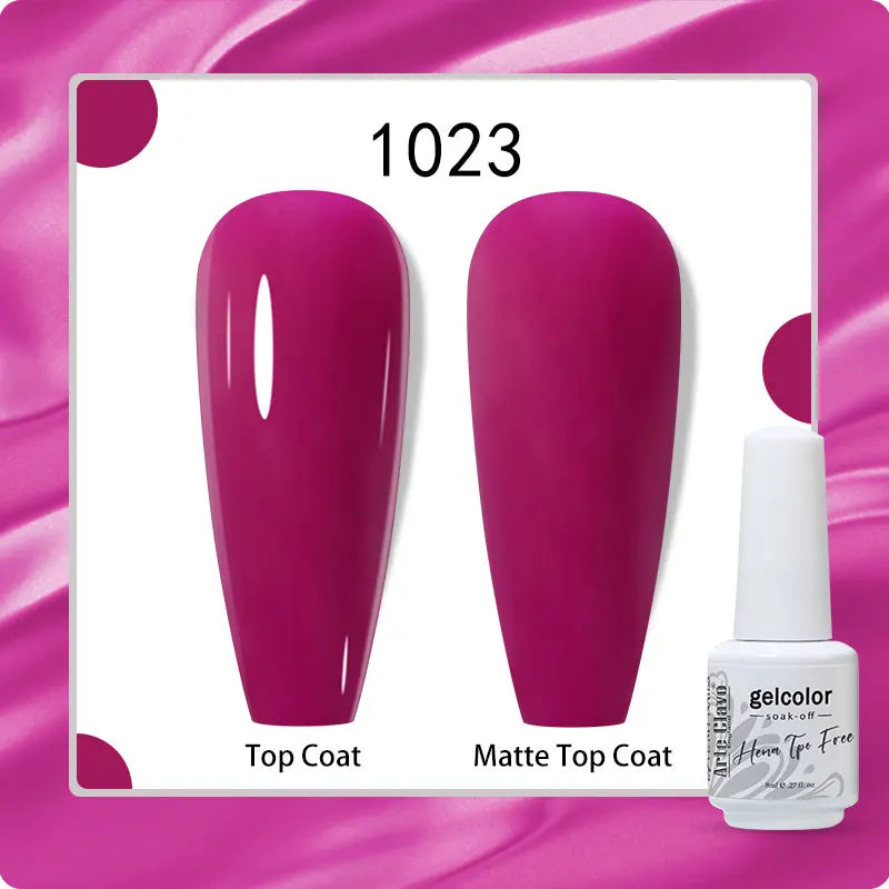 Arte Clavo 8ml HEMA TPO Free Gel Nail Polish Nail Art Manicure Semi Permanent Gel UV Hybrid Varnishes Base Top Coat Enamels New