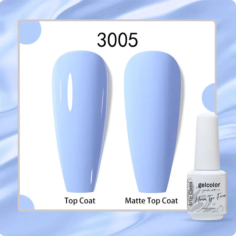 Arte Clavo 8ml HEMA TPO Free Gel Nail Polish Nail Art Manicure Semi Permanent Gel UV Hybrid Varnishes Base Top Coat Enamels New