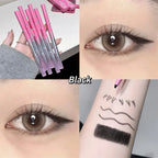 Punk Red Eyebrow & Eyeliner Gel 2 In 1 With Angled Brush Smudge-Proof Waterproof Creamy Smooth for Brows & Under Eye Makeup