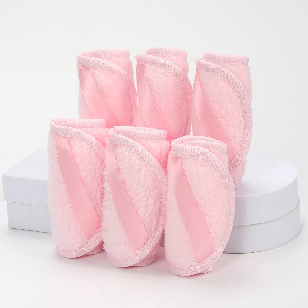 1020 Long Bandage Cleaning Wipes 6Pcs, Machine Washable, Reusable Makeup Remover Tools, Suitable for All Skin Types