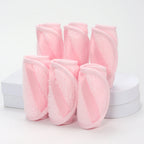 1020 Long Bandage Cleaning Wipes 6Pcs, Machine Washable, Reusable Makeup Remover Tools, Suitable for All Skin Types