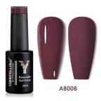 YOKEFELLOW 10ml Jelly Nude Gel Nail Polish High Quality Translucent Pink Nail Gel Varnish Soak Off UV Gel Polish Long Lasting