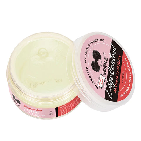 80g Extra Hold Edge Control Gel for Wig 4c Hair 24 Hour Long Lasting Control Gel No-greasy Edge Smoothing Break Hair Styling Wax