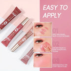USHAS 4 Color Long-lasting Liquid Blush Facial Contouring Lightweight Soft Multi-Use Cream Blush Waterproof Facial Blush Stick