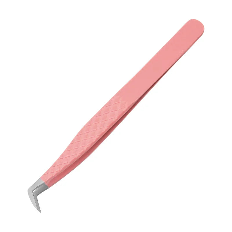 1PC Anti-static Precision Fiber Tip Tweezer Eyelash Extension Eyebrow Set Stainless Steel Beauty Precision Tweezers Makeup Tools