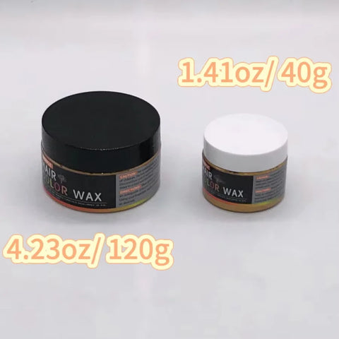 Halloween Hair Colour Wax Easy To Wash DIY Dye Hair Mud Immediate Dying for Eyebrow Beards Coloring Temporary Hair Colour Cream