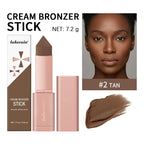 Cream Bronzer Stick and Contour Stick 2-in-1 bronzing and contouring instant depth & dimension to the face flawlessly over base