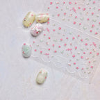 1pcs Dream Flower Window Shell Light Nail Art Stickers Japanese Flower Self Adhesive Stickers Press On Nails Decoration Decals